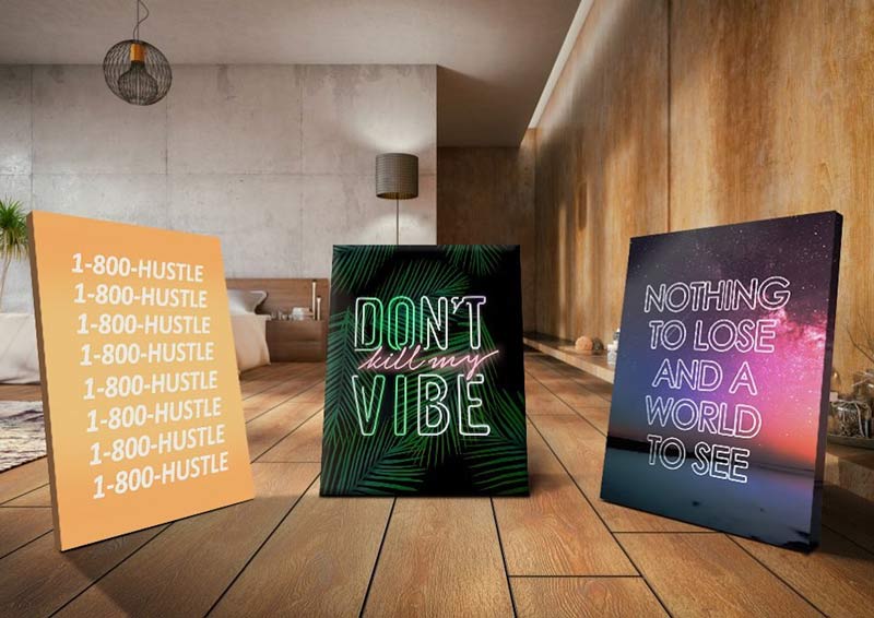 Quote on canvas